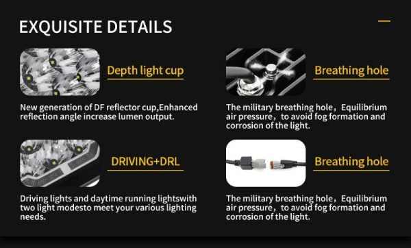 9 Inch LED Spot Lights Spotties WISLO2“W”