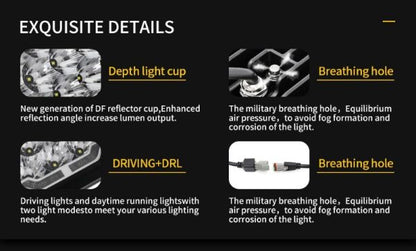 9 Inch LED Spot Lights Spotties WISLO2“W”