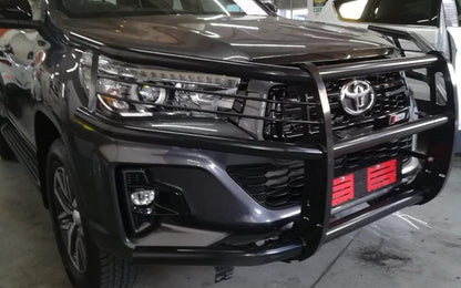 Toyota Hilux 2016+ GD6 Bull Bar Full Face Black