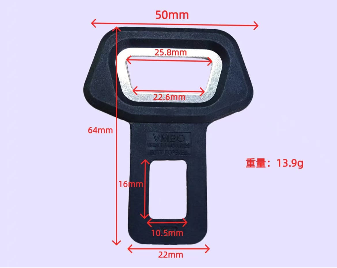 Seat Belt Alarm Cancel Tool & Bottle Opener EACH