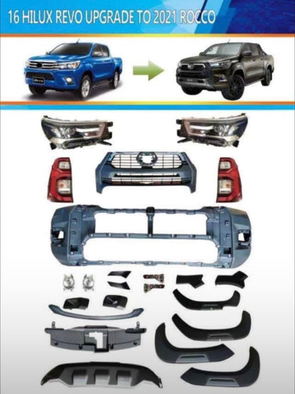 Toyota Hilux 2016+ To Hilux Rocco 2021 Conversion Kit