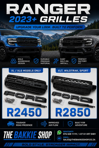 Ford Ranger 2023+ XL/XLS Grille with LEDs