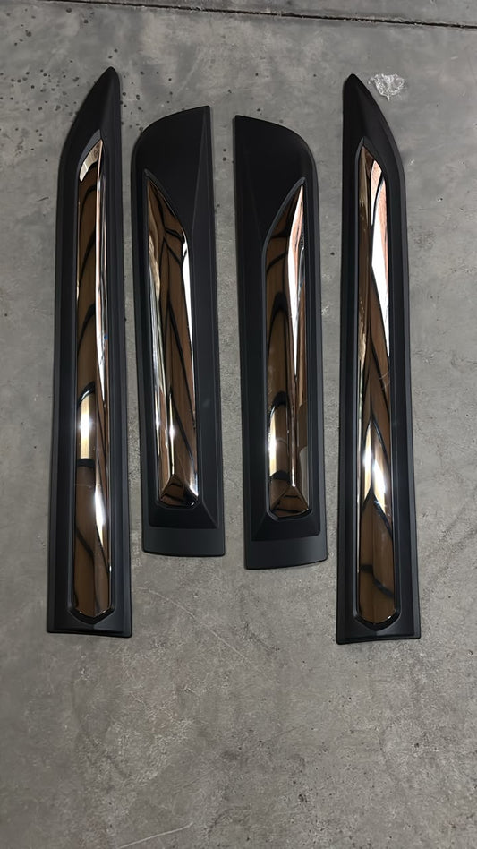 Toyota Fortuner 2016+ Side Body Cladding Chrome Finish