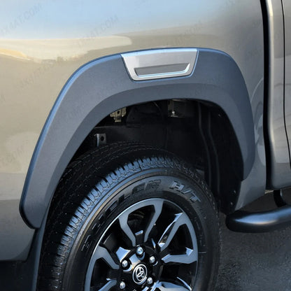 Toyota Hilux 2016+ Wheel Arches Grey Insert Set