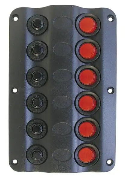 Switch Panel - 6 Switch LED with Circuit Breaker