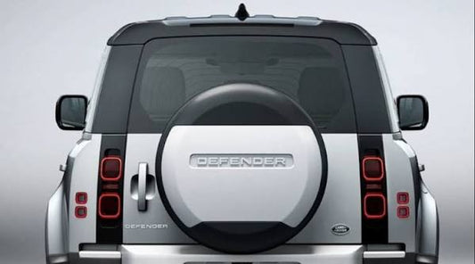 Landrover Defender 2020+ Spare Wheel Cover Silver