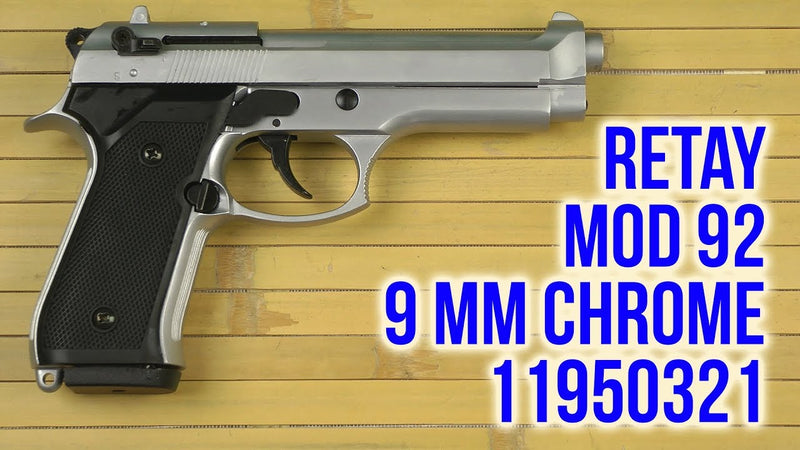 Retay MOD 92  Blank Gun - Chrome