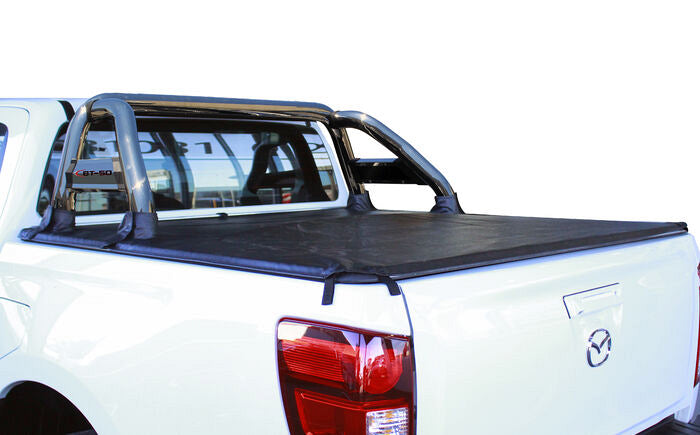 Mazda BT50 Double Cab 2021+ Sport Roll Bar with Side Tubes - Stainless Steel