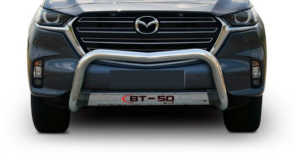 Mazda BT50 Stainless Steel Nudge Bar V-Top