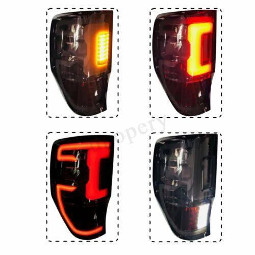 Ford Ranger 2012-2022 LED Tail Lights Smoked