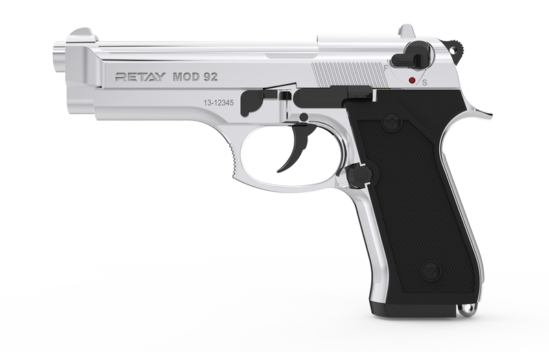 Retay MOD 92  Blank Gun - Chrome