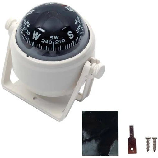 Compass Stainless Steel Small Cabin Mount with Cap