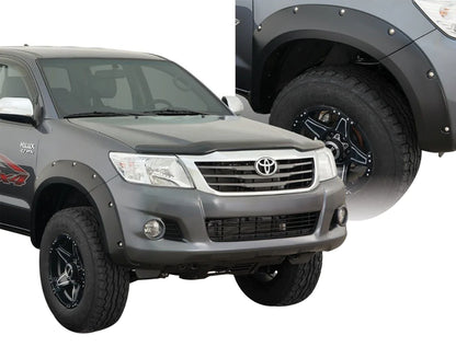 Toyota Hilux 2005 - 2015 Studded Smooth Wheel Arches