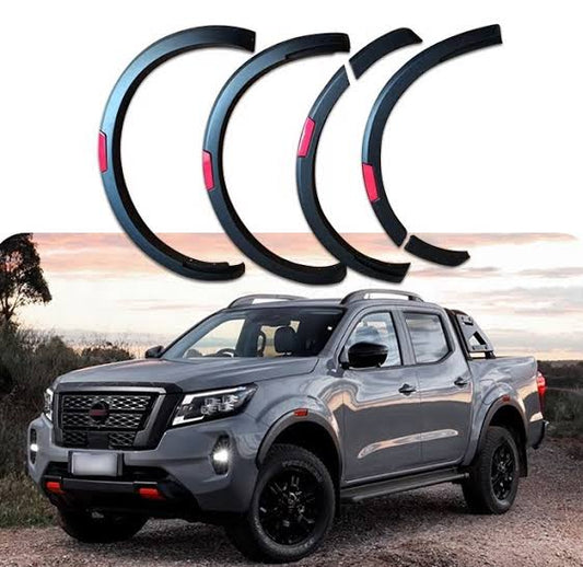 Nissan Navara 2021+ Fender Flares with Red Strip