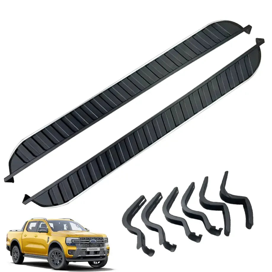 Step Side 07 Ranger Ford Ranger 2023+ Side Steps Set Complete – The Bakkie Shop